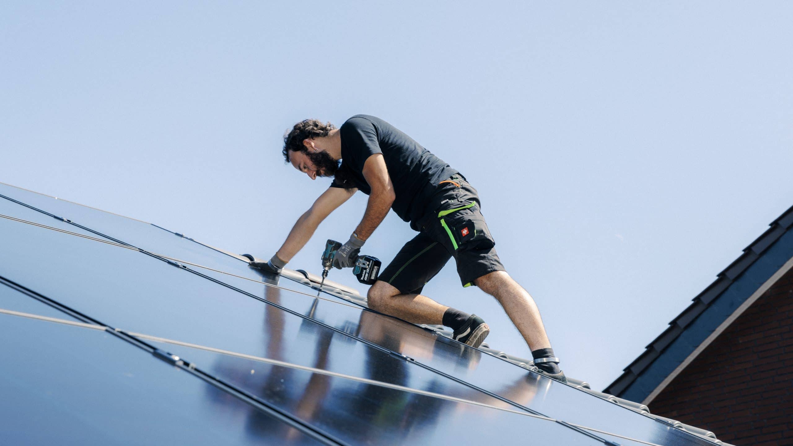 PV-Installation durch SE PV Mitarbeiter